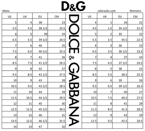 dolce and gabbana belt size chart